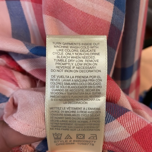 C&C California women’s pink plaid Shirt - Picture 7 of 7